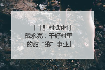 「驻村·助村」戴永亮：干好村里的甜“猕”事业