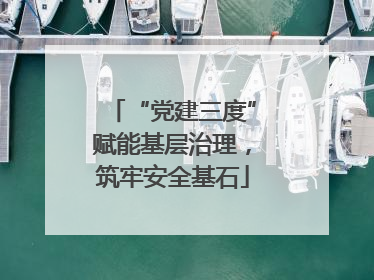 “党建三度”赋能基层治理，筑牢安全基石
