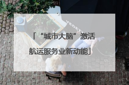 “城市大脑”激活航运服务业新动能