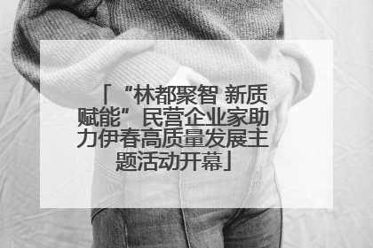 “林都聚智 新质赋能”民营企业家助力伊春高质量发展主题活动开幕