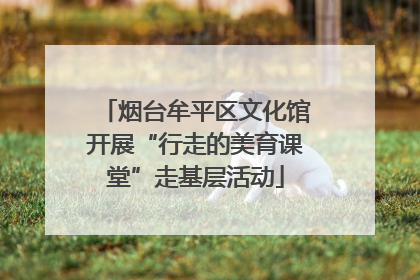 烟台牟平区文化馆开展“行走的美育课堂”走基层活动