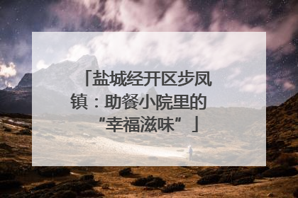 盐城经开区步凤镇：助餐小院里的“幸福滋味”