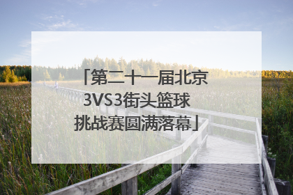 第二十一届北京3VS3街头篮球挑战赛圆满落幕