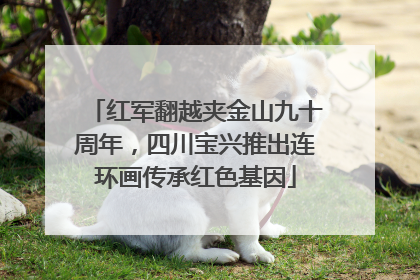 红军翻越夹金山九十周年，四川宝兴推出连环画传承红色基因
