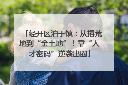 经开区泊于镇：从撂荒地到“金土地”！靠“人才密码”逆袭出圈
