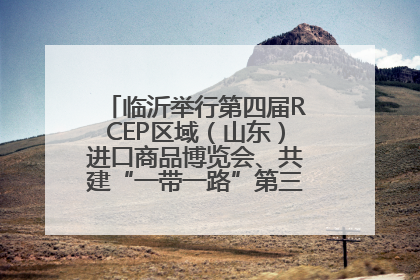 临沂举行第四届RCEP区域（山东）进口商品博览会、共建“一带一路”第三届临沂商城国际采购商大会新闻发布会