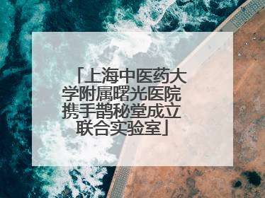 上海中医药大学附属曙光医院携手鹊秘堂成立联合实验室