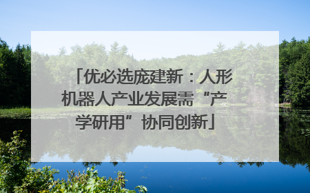 优必选庞建新：人形机器人产业发展需“产学研用”协同创新