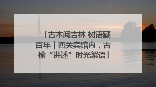 古木阅吉林 树语藏百年｜西关宾馆内，古榆“讲述”时光絮语