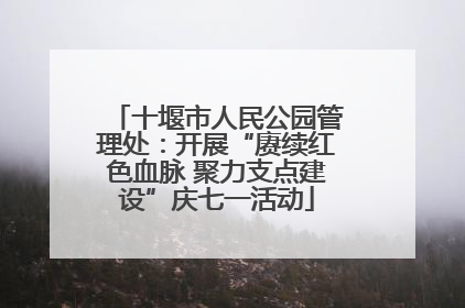 十堰市人民公园管理处：开展“赓续红色血脉 聚力支点建设”庆七一活动
