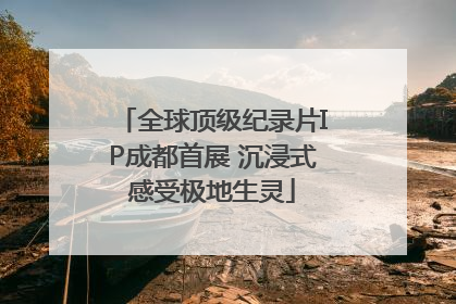 全球顶级纪录片IP成都首展 沉浸式感受极地生灵