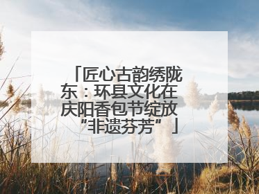 匠心古韵绣陇东：环县文化在庆阳香包节绽放“非遗芬芳”