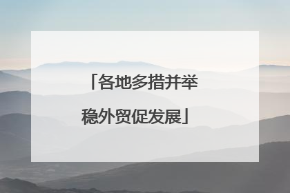 各地多措并举稳外贸促发展
