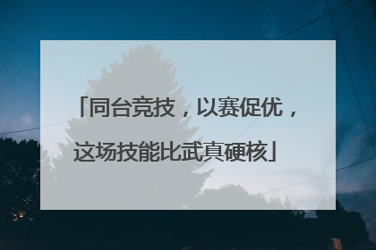 同台竞技，以赛促优，这场技能比武真硬核