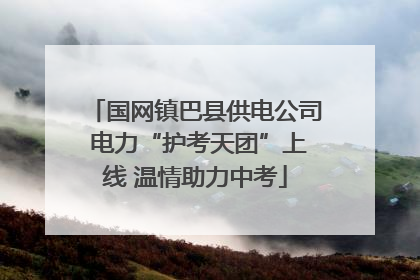 国网镇巴县供电公司 电力“护考天团”上线 温情助力中考