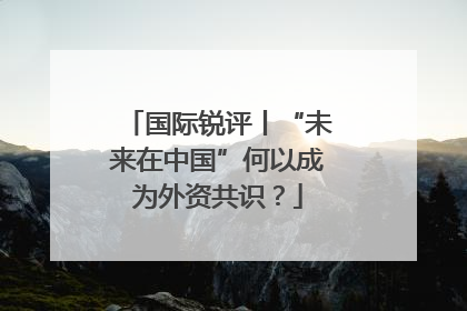 国际锐评丨“未来在中国”何以成为外资共识？
