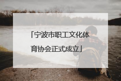 宁波市职工文化体育协会正式成立