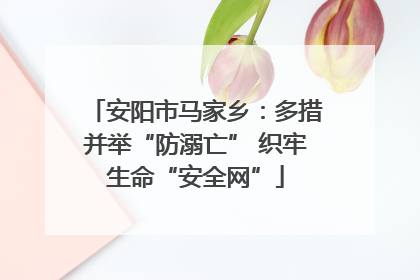 安阳市马家乡：多措并举“防溺亡” 织牢生命“安全网”