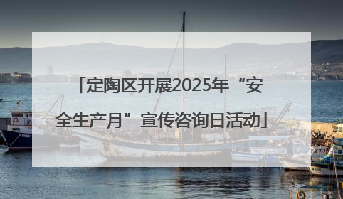 定陶区开展2025年“安全生产月”宣传咨询日活动