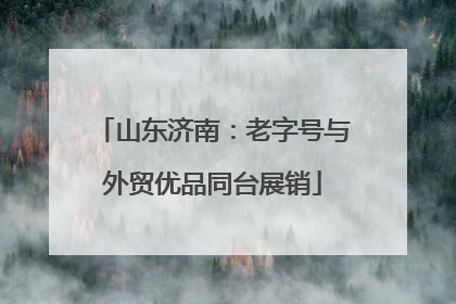 山东济南：老字号与外贸优品同台展销