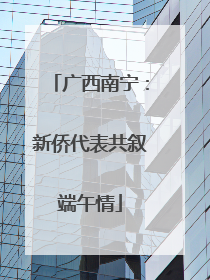 广西南宁：新侨代表共叙端午情