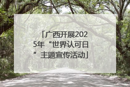 广西开展2025年“世界认可日”主题宣传活动