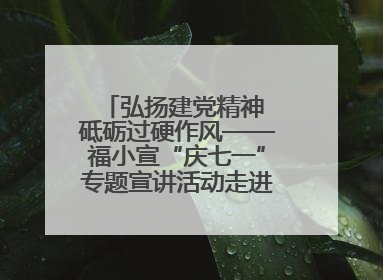 弘扬建党精神 砥砺过硬作风——福小宣“庆七一”专题宣讲活动走进闽中革命起源地