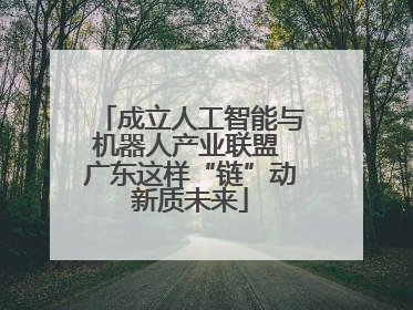 成立人工智能与机器人产业联盟 广东这样“链”动新质未来