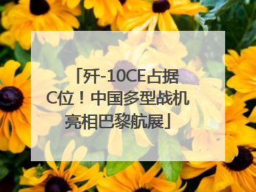 歼-10CE占据C位！中国多型战机亮相巴黎航展