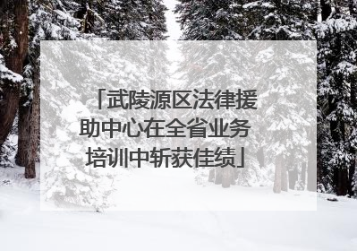 武陵源区法律援助中心在全省业务培训中斩获佳绩