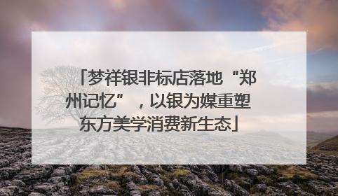 梦祥银非标店落地“郑州记忆”，以银为媒重塑东方美学消费新生态