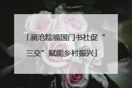 澜沧糯福国门书社促“三交”赋能乡村振兴