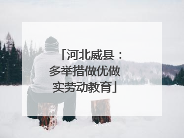 河北威县：多举措做优做实劳动教育