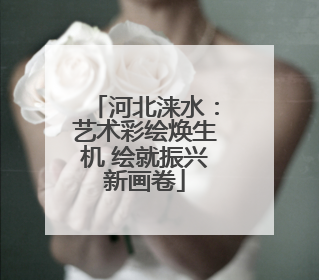 河北涞水：艺术彩绘焕生机 绘就振兴新画卷