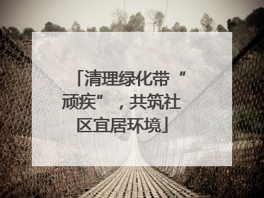 清理绿化带“顽疾”，共筑社区宜居环境
