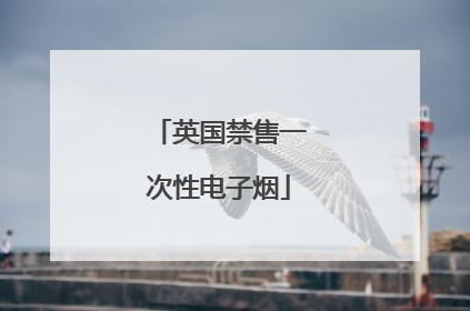 英国禁售一次性电子烟
