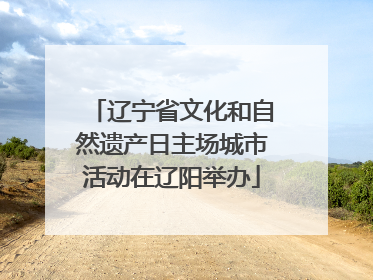辽宁省文化和自然遗产日主场城市活动在辽阳举办