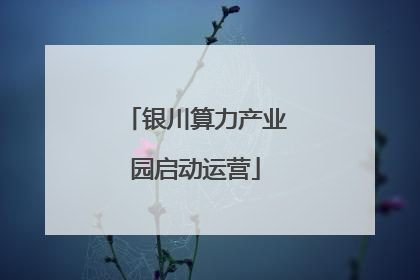 银川算力产业园启动运营