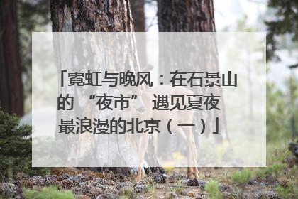 霓虹与晚风：在石景山的 “夜市” 遇见夏夜最浪漫的北京（一）