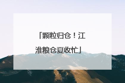 颗粒归仓！江淮粮仓夏收忙