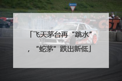 飞天茅台再“跳水”，“蛇茅”跌出新低