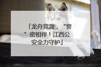 龙舟竞渡，“警”密相伴！江西公安全力守护