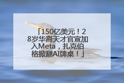 150亿美元！28岁华裔天才官宣加入Meta，扎克伯格掀翻AI牌桌！