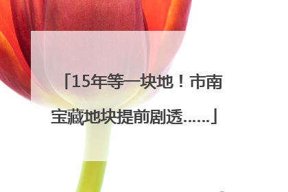 15年等一块地！市南宝藏地块提前剧透……
