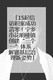 15起信访积案成功清零！宁乡市花明楼镇创建“三个一”体系，解锁基层治理新姿势