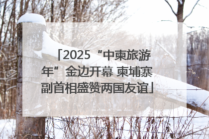 2025“中柬旅游年”金边开幕 柬埔寨副首相盛赞两国友谊