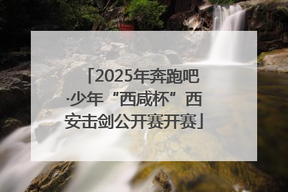 2025年奔跑吧·少年“西咸杯”西安击剑公开赛开赛