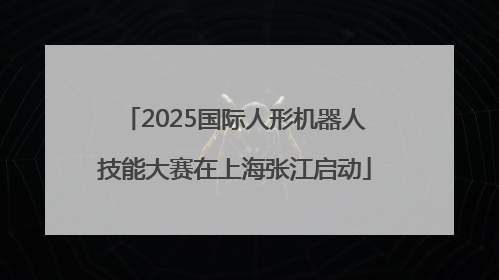 2025国际人形机器人技能大赛在上海张江启动