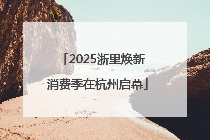 2025浙里焕新消费季在杭州启幕
