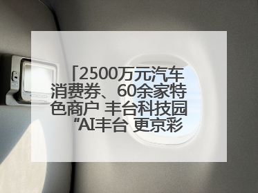 2500万元汽车消费券、60余家特色商户 丰台科技园“AI丰台 更京彩”未来玩家市集活动正式开幕